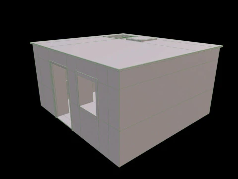 Small Structure V2 3D Model