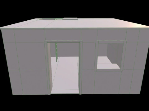 Small Structure V2 3D Model