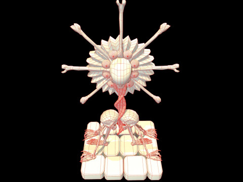 Statue Medieval Skeleton 3Dモデル