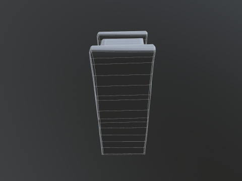 Bench Stone Medieval 3D Model