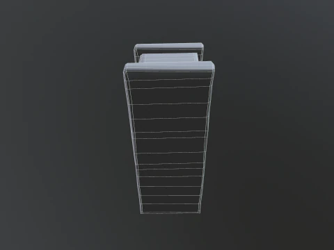 Bench Stone Medieval 3D Model