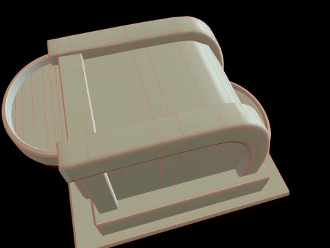 Brazier Medieval V2 3D Model
