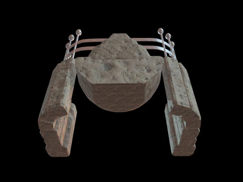 Fountain Medieval 3D Model