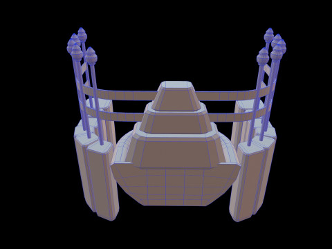 Fountain Medieval 3D 모델