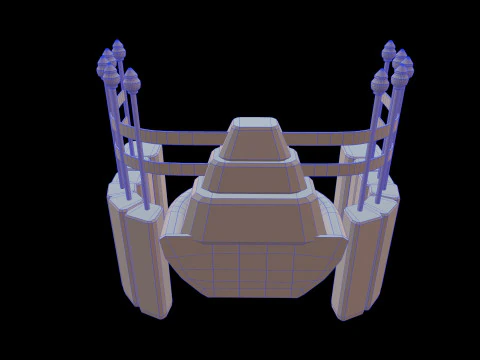 Fountain Medieval 3D Model
