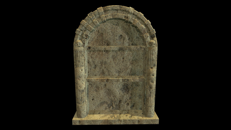 Medieval Arch 3D Модель .c4d .max .obj .3ds .fbx .stl .blend