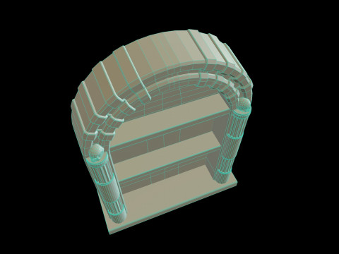 Medieval Arch 3D Модель