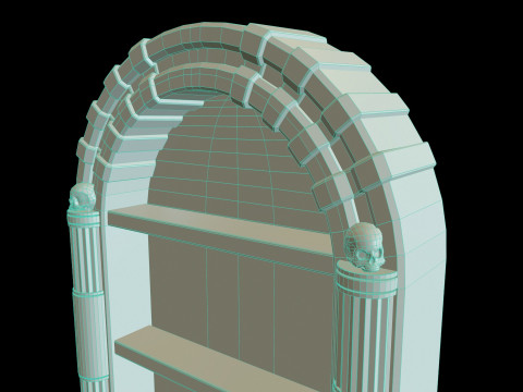 Medieval Arch 3D Модель
