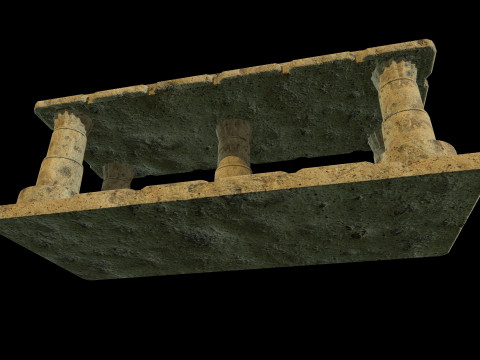 Table Medieval 3D Модель