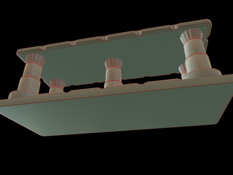 Table Medieval 3D Модель