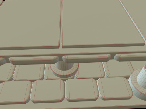 Table Medieval 3D Модель