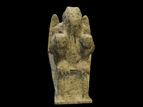 Statue Stone Medieval 3D Модель