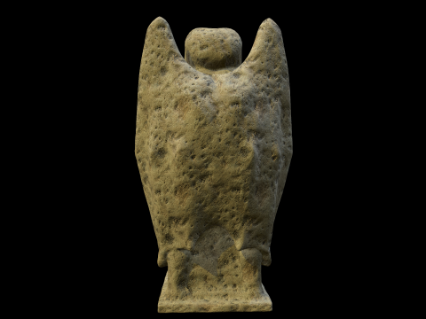 Statue Stone Medieval 3D Модель