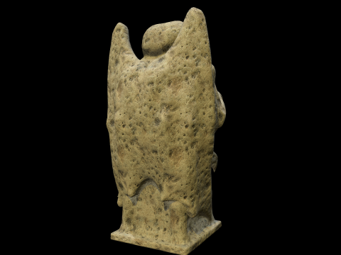 Statue Stone Medieval 3D Модель