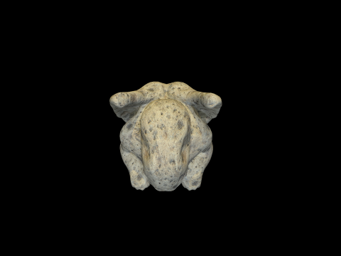 Statue Stone Medieval 3D Модель