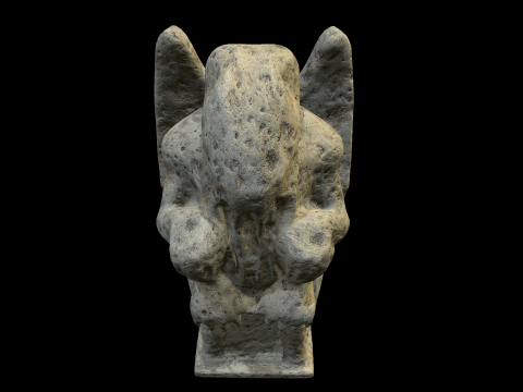 Statue Stone Medieval 3D Модель