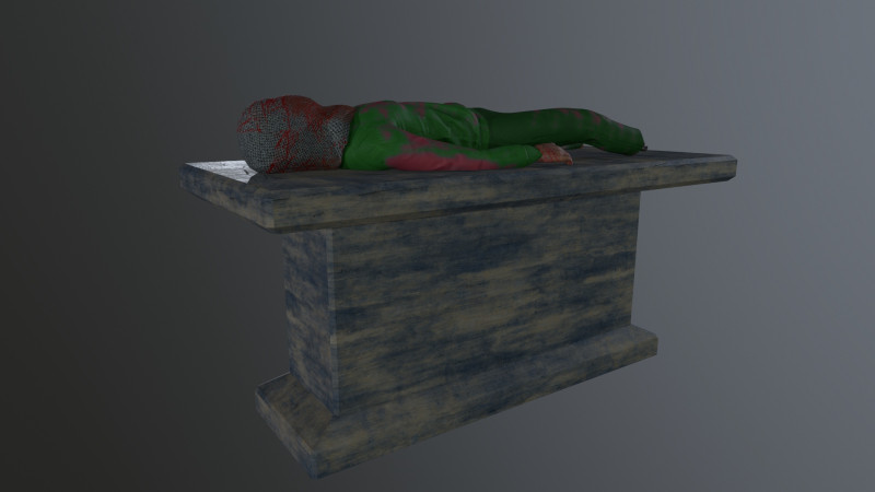 Mutilated Dead Man 3D 模型 .c4d .max .obj .3ds .fbx .stl .blend 