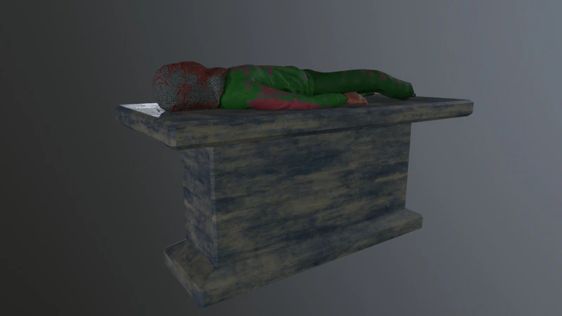 残缺不全的死人 3D 模型 .c4d .max .obj .3ds .fbx .stl .blend 