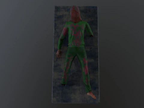 残缺不全的死人 3D 模型