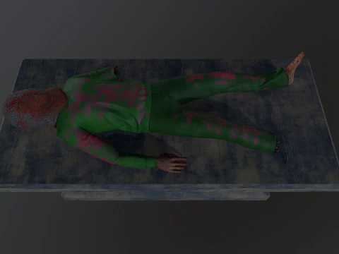 残缺不全的死人 3D 模型