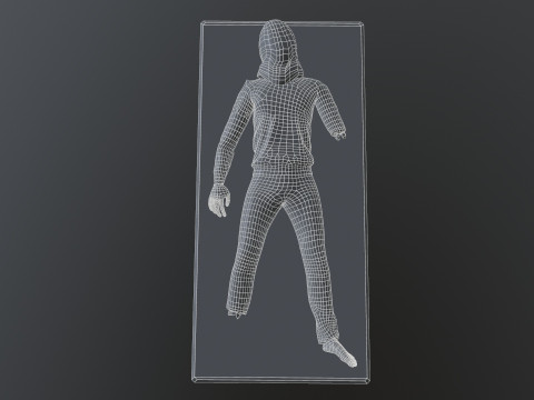 Mutilated Dead Man 3D 模型