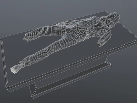 残缺不全的死人 3D 模型