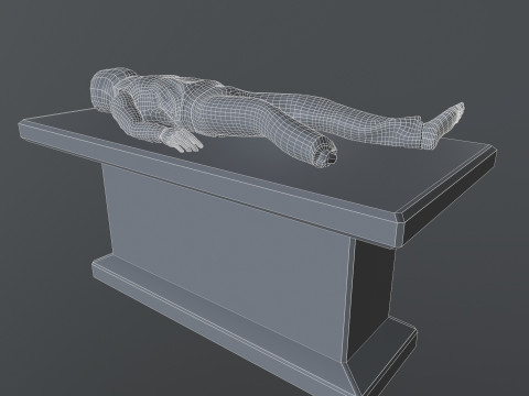 Mutilated Dead Man 3D 模型