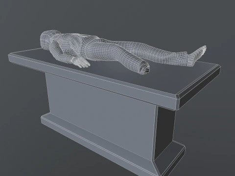 残缺不全的死人 3D 模型