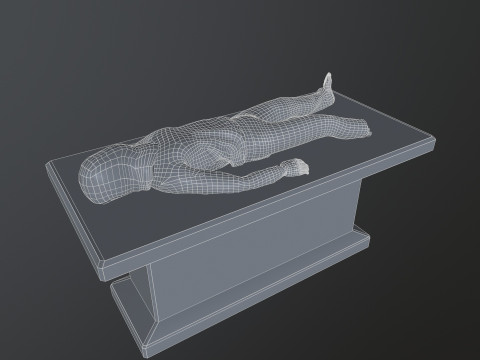 Mutilated Dead Man 3D 模型