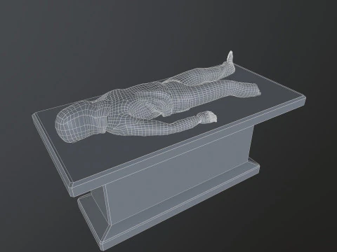 残缺不全的死人 3D 模型