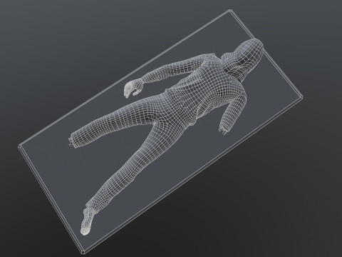 Mutilated Dead Man 3D 模型