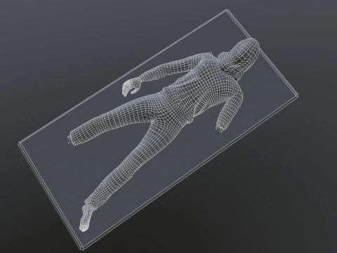 残缺不全的死人 3D 模型