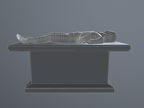 Mutilated Dead Man 3D 模型