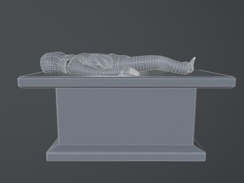 Mutilated Dead Man 3D 模型