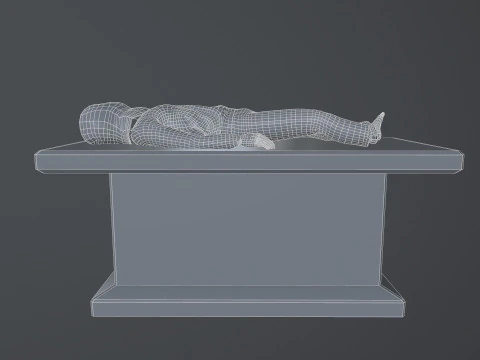 残缺不全的死人 3D 模型