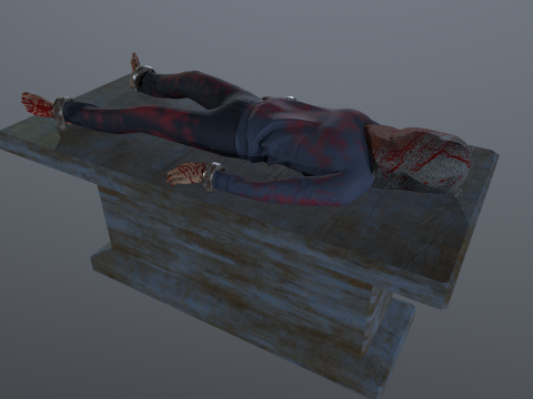 DeadManTable 3D मॉडल