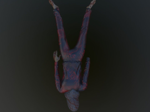 Dead Tortured Man Model 3D