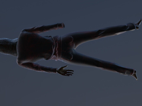 Dead Tortured Man Model 3D