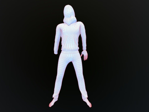 Dead Tortured Man Model 3D
