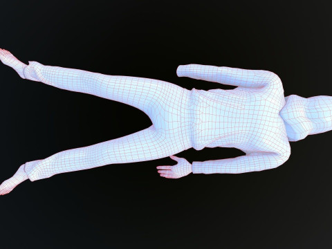 Dead Tortured Man Model 3D