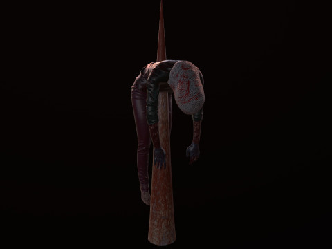 Dead tortured Man V2 3D Модель