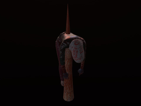 Dead tortured Man V2 3D Модель