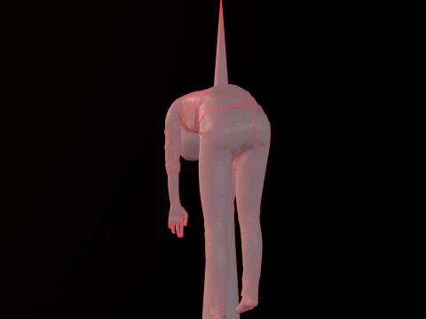 Dead tortured Man V2 3D Model
