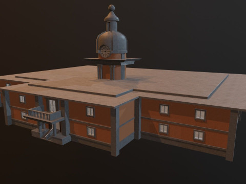 Courthouse 3D Модель