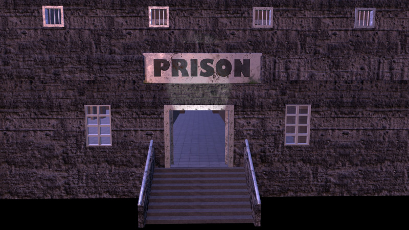 Prison Old 3D Модель .c4d .max .obj .3ds .fbx .stl .blend 