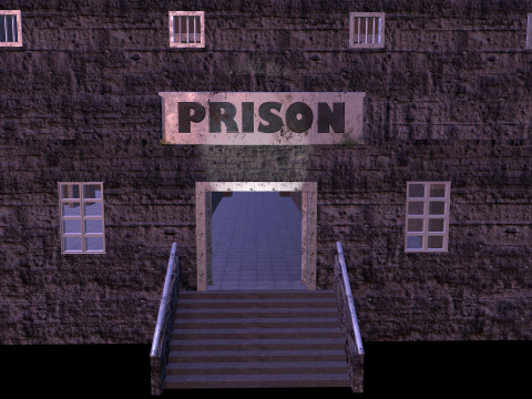 Prison Old Model 3D