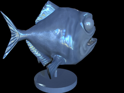 Staue Piranha 3Dモデル