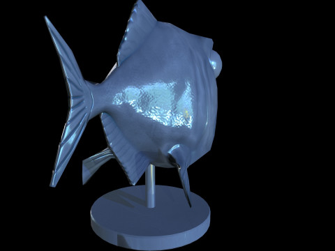 Staue Piranha 3Dモデル