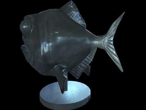 Staue Piranha 3Dモデル