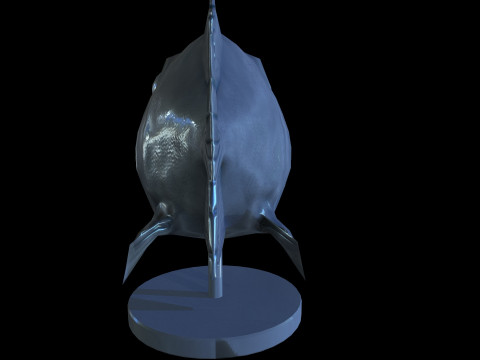 Staue Piranha 3Dモデル